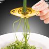 304Stainless Steel Spring Onion Slicer Corrosion Resistant Kitchen Tool for Quick Chopping Food Speedy Chopping Tool
