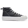 Li Ning Slip Resistant Abrasion Resistant High Top Skateboard Shoes Men's Black Gray AGCR239-2