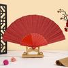 Yousheng Glitter Powder Folding Fan Hand Held Fan with Plastic Ribs Portable Summer Fan Decoration Dance Performance Props Party Accessories