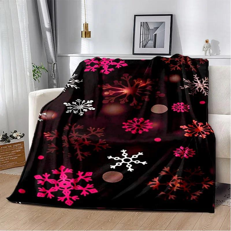 Merry Christmas Tree Santa Claus Kids Gift Cartoon Plush Blanket,Flannel Blanket Throw Blanket for Living Room Bedroom Bed Sofa