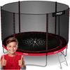 Tuintrampoline 6ft/183cm Met Buitennet En Ladder Neo-Sport