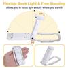 Mini eye protection USB clip reading light bookmark light folding clip book light LED reading light portable charging book clip