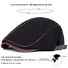 Men Solid Color Knitting Newsboy Caps Autumn Winter British Painters Hats Side Buckle Adjustable Flat Cap Hip Hop Berets