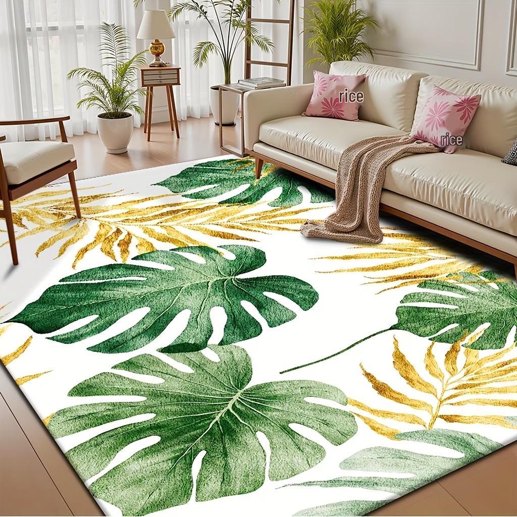 Crystal Velvet Sofa & Coffee Table Carpet - Easy to Clean Blanket for Living Room, Bedroom, or Bedside