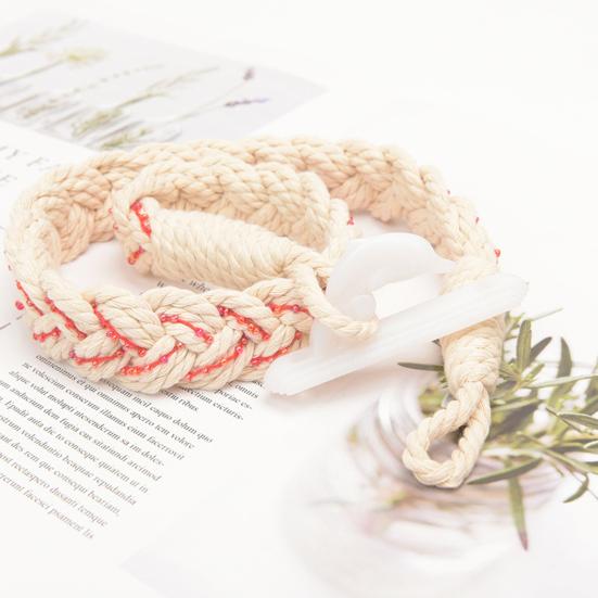 1 Set attraktiver Vorhang-Raffhalter, langlebig, stilvoll, Baumwoll-Flachs, Baumwoll-Flachs, stilvoller gedrehter Vorhang-Raffhalter für Wohnzimmer