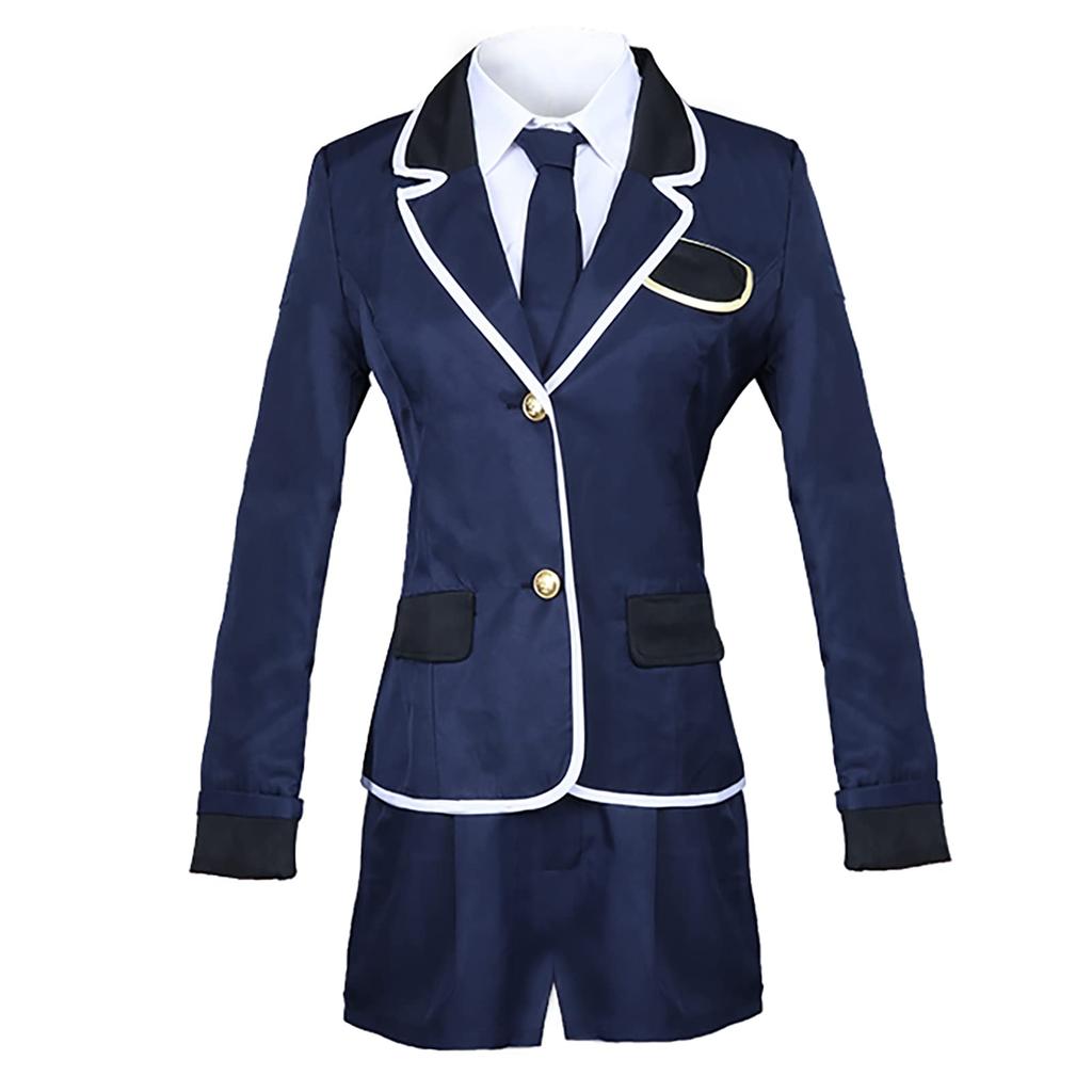 [milky time] Fate Apocrypha Ruler Joan of Arc Uniform Cosplay Costume with Wig (M) for Halloween