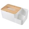 Office Desk Storage Box Napkin Holder Table Organizer with Cubicle Plastic Tissue Box Farmhouse Design JKM Brand