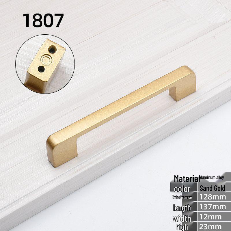 Modern Minimalist Gold Nordic Cabinet & Drawer Handles