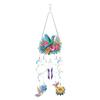 Acrylic Double-sided Diamond Painting Captures Flower Butterfly Hummingbird Dragonfly DIY Wind Chimes Garden Doors and Windows D