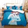 Personelity The Quintessential Quintuplets Bettwäsche-Set, Einzelbett, Doppelbett, Queensize-Bett, Kingsize-Bett, Bettset für Erwachsene und Kinder, Schlafzimmer, Duvetcove