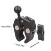 Handlebar Clamp Mount Base 17mm Ball Head for Rails 12-50mm Aluminum Bike Motorbike Phone Mount Holder Claw Clamp Base