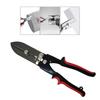 5 Blade Metal Sheet Crimping Tool Steel Ergonomic Nonslip Handle For Gutter Pipe Systems Secure Lock Design