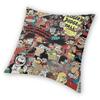 Federa Cuscino Quadrata Beano Roger The Dodger Poliestere Lino Velluto Fantasia Zip Decorativa Federa Cuscino Copricuscino per Auto