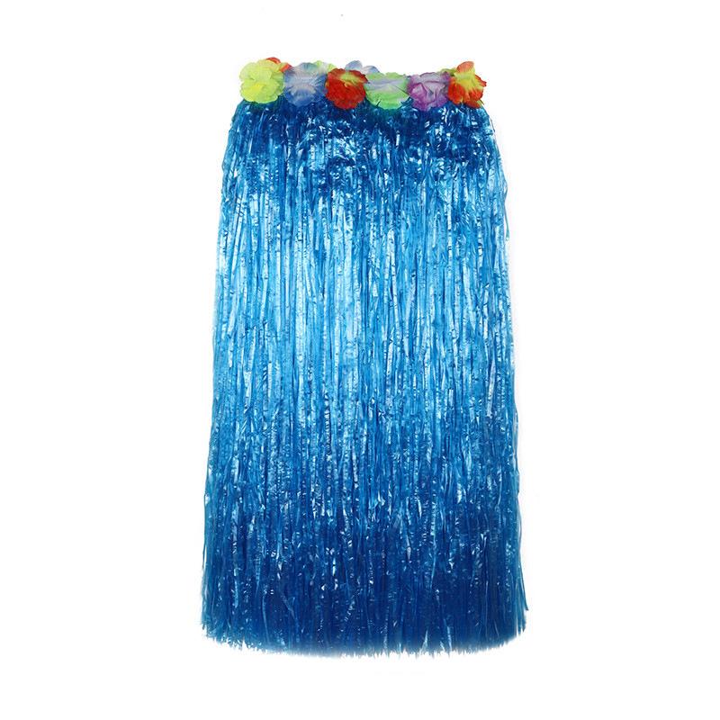 80cm Hawaiian Hula Skirt Set: Single/Double Layer for Children & Adults – Perfect for Performances & Seaweed Dance