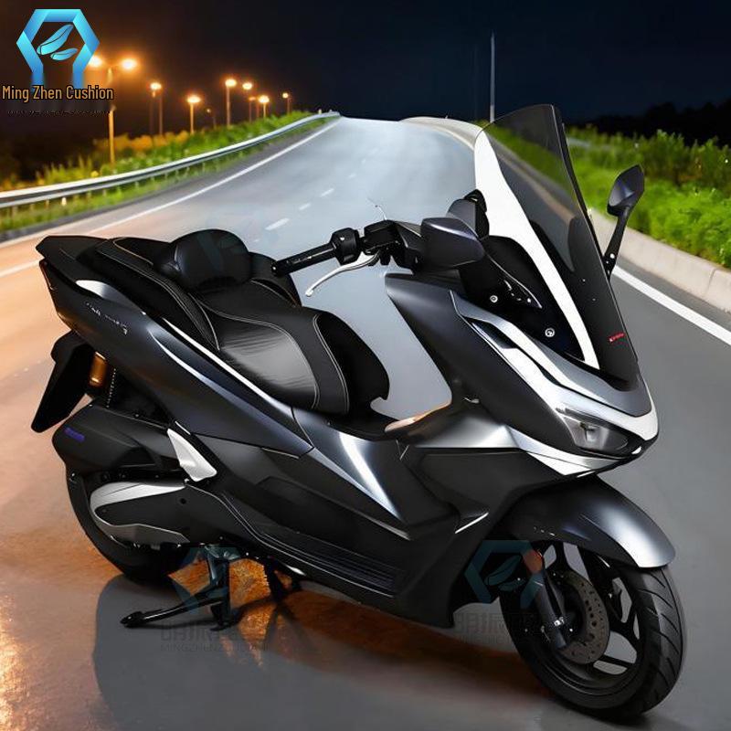 Honda PCX160 Waterproof Seat Cushion: PU Leather, Extended Surroundings, Non-destructive Installation.