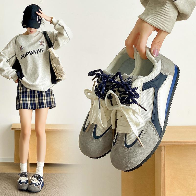 2025 White Shoes Women's Autumn Korean Version Ins Female Students' Leisure Sports Versatile Board Shoes Street Shot CY6629-2
