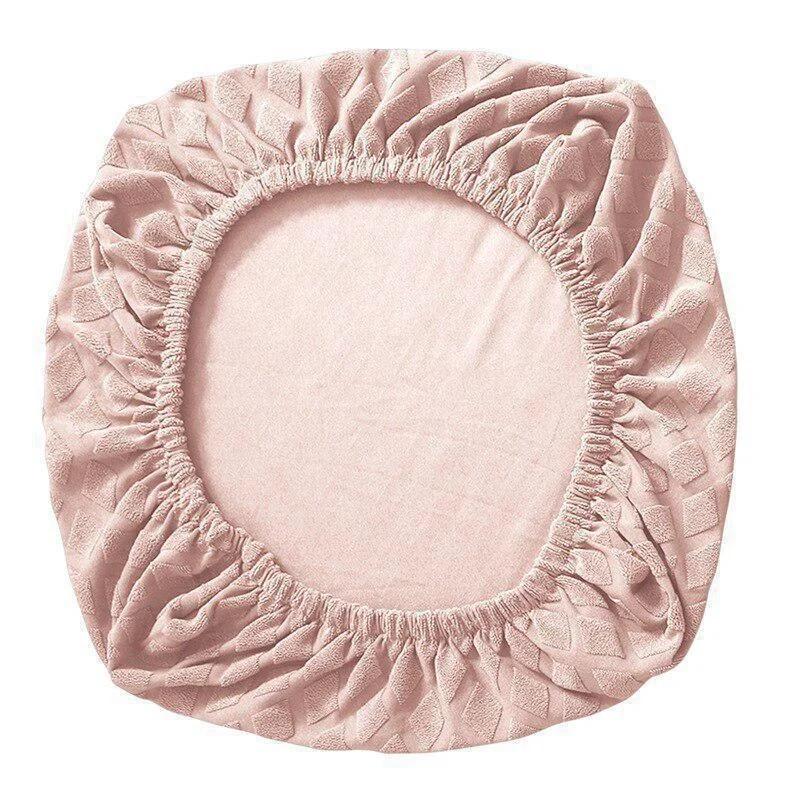 

Spandex Elastic Office Chair Cover Jacquard Seat Covers Pineapple Lattice Fleece Slipcover Elastic Computer Seat Protector