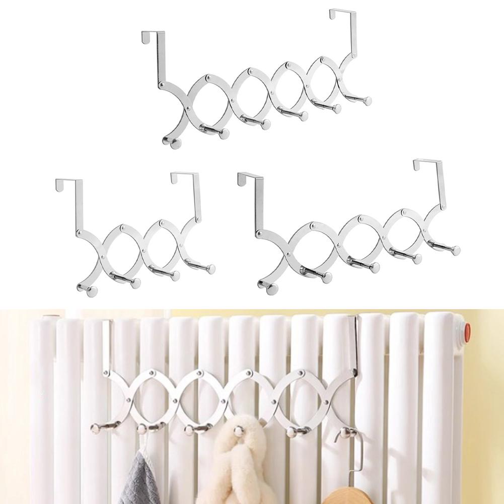 Adjustable Clothes Hanger Stainless Steel Hook As Shown In The Picture Compact Storage Solution Long-lasting Durability