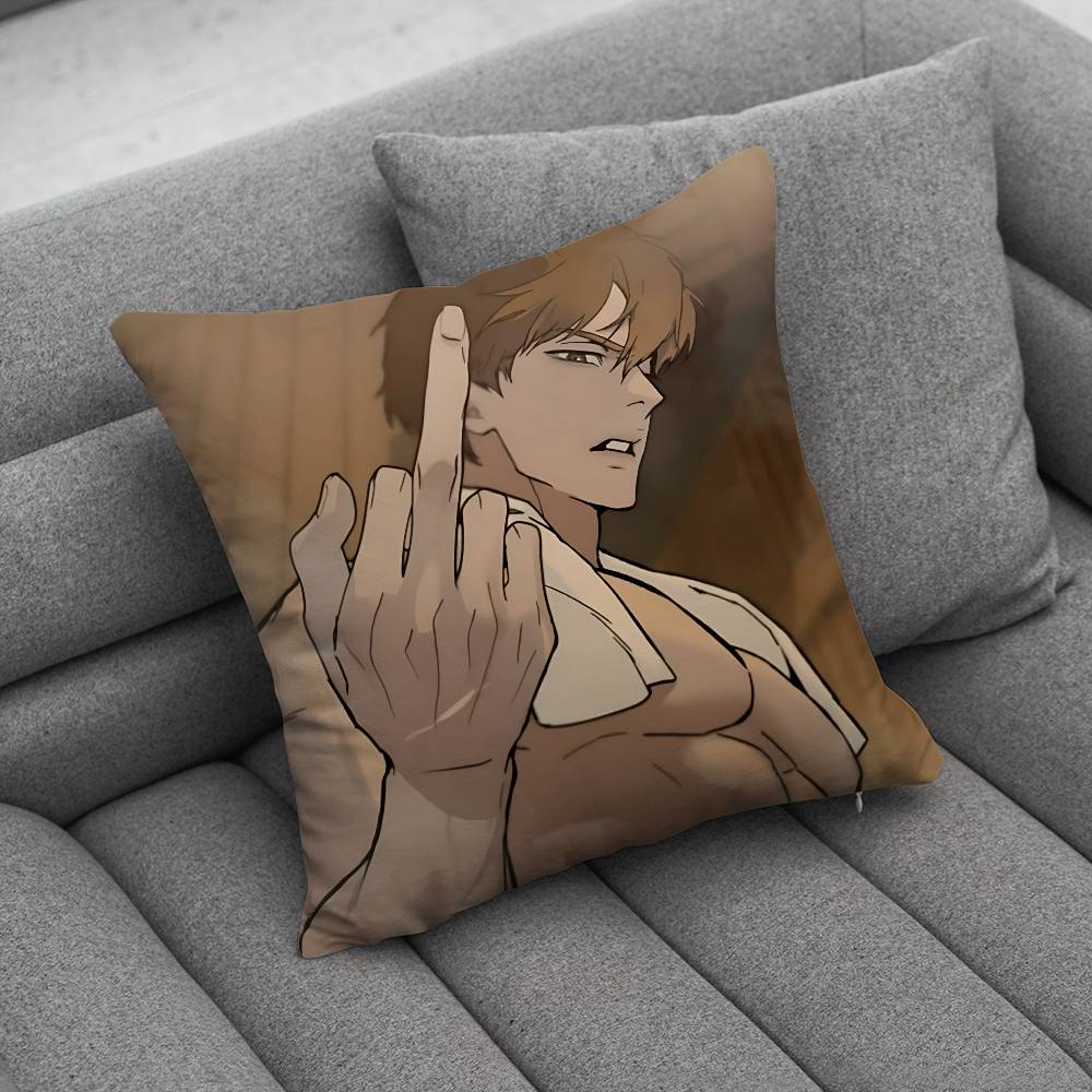 Manga CCodename Anastasia Pillow Case Square DoubleSided Printing Short Plush Sofa Cushion Cover Bedroom Bedside Pillow