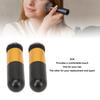 2pcs Chubby Makeup Brush Portable Fluffy Soft Synthetic Chubby Cosmetic Brush Black Golden