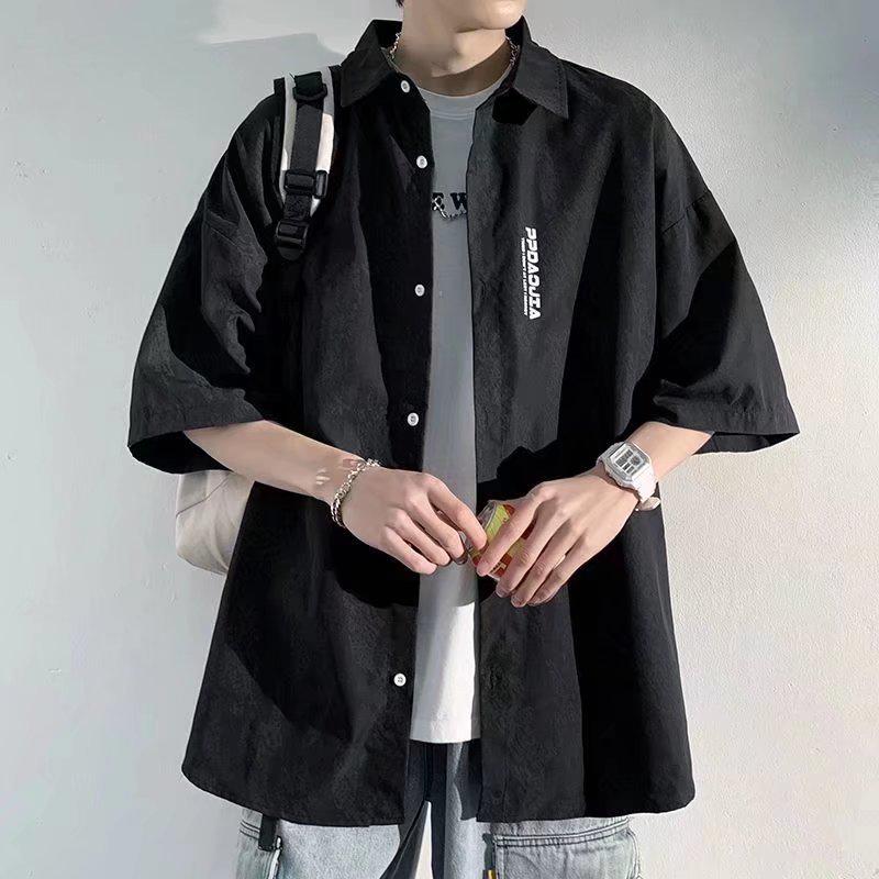 Stylish Men's Short-Sleeve Casual Shirt - Hong Kong Spring/Summer Collection