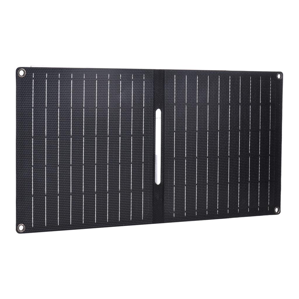 15W 5V Portable Foldable Solar Panel IP67 Waterproof USB and Type-C Outputs Solar Panel Charger for