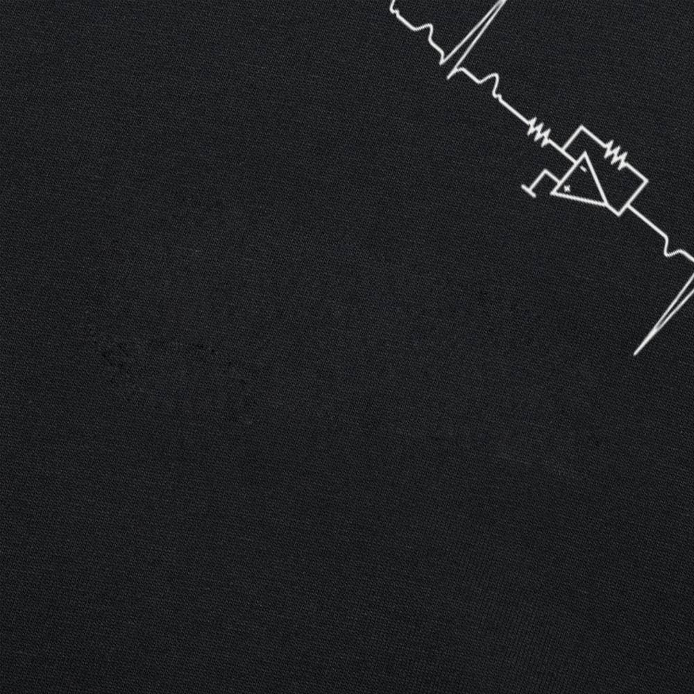 Electrical Engineering Heartbeat Funny T Shirts Graphic Streetwear Short Sleeve O-Neck Harajuku  T-shirt Mens Clothing