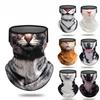 Katze Hund Niedliches Tier Sturmhaube Motorrad Motocross Ski Snowboard Mütze Helm-Inlay Biker Nackenschutz Gesichtsbedeckung Radsport Kopfbedeckung