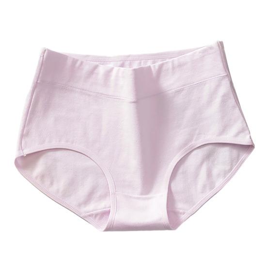 

Женские трусы с высокой талией, высокой эластичностью, однотонные, мягкие дышащие антисептические влагоотводящие женские трусы, трусы M фиолетовый