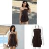 Sexy rückenfreies Spandex-Kleid für den Sommer Damen Bodycon Party-Kleidung
