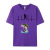 Clothing 2024 Newest Fisher Ekg Tshirts Pure Cotton Outdoor Tops Shirt for Men TShirt Group Printed TShirt