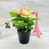 Peony Flower Artificial Pot Potted Plant For Home Decor And Living Room Display