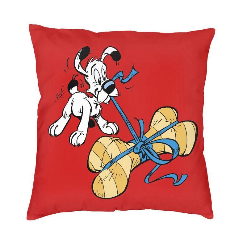 Anime Asterix Obelix Idefix Throw Pillow Covers Decor Home Adventure Comic Dogmatix Sofa Chair Cushion Cover Square Pillowcase