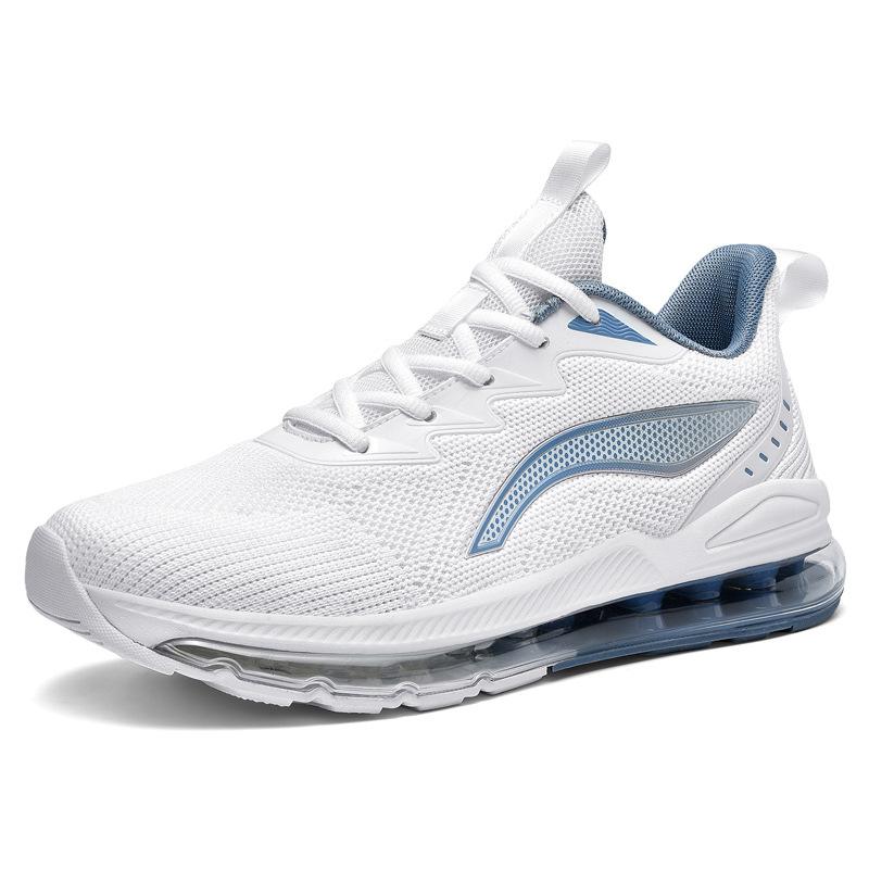 Large Size Full Palm Air Cushion Four Seasons Fly-woven Breathable Wear-resistant Non-slip Sports Running Shoes Casual Trendy Shoes