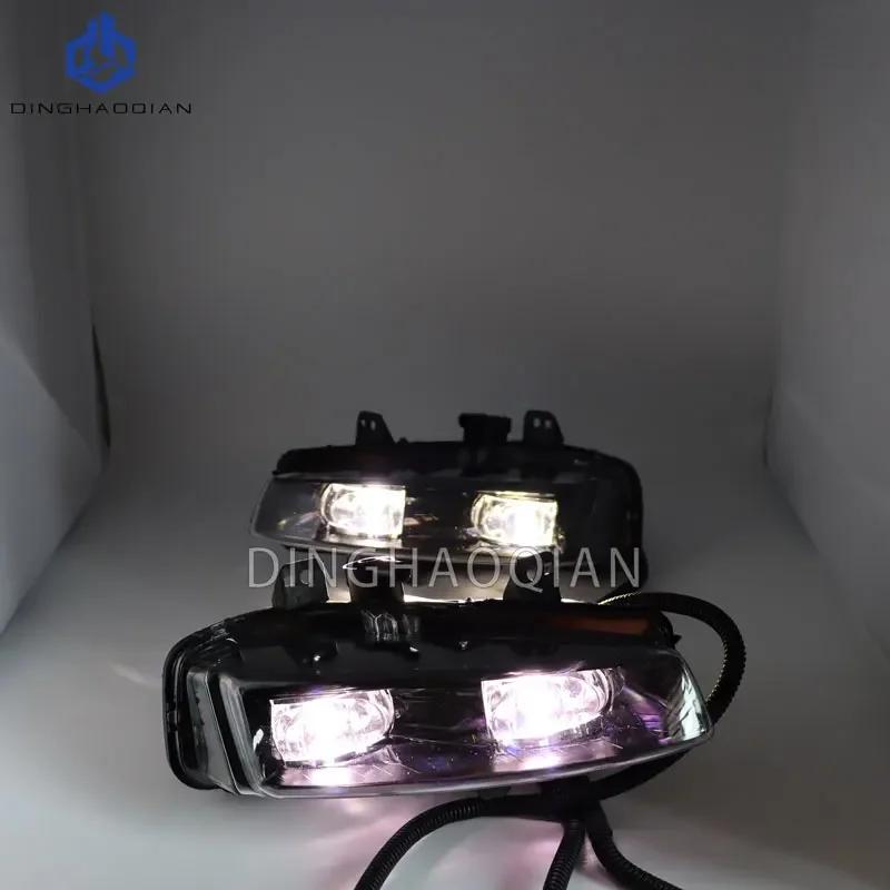 LED DRL Fog Lights for Land Rover Range Rover Evoque 2011-2015 1 Pair Black LED Daytime Running Light Fog Light Headlight