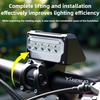 Super Bright Bicycle Front Light USB Charging with High-Low Beam Mode LED Headlamp for Night Riding Safety Accessories
