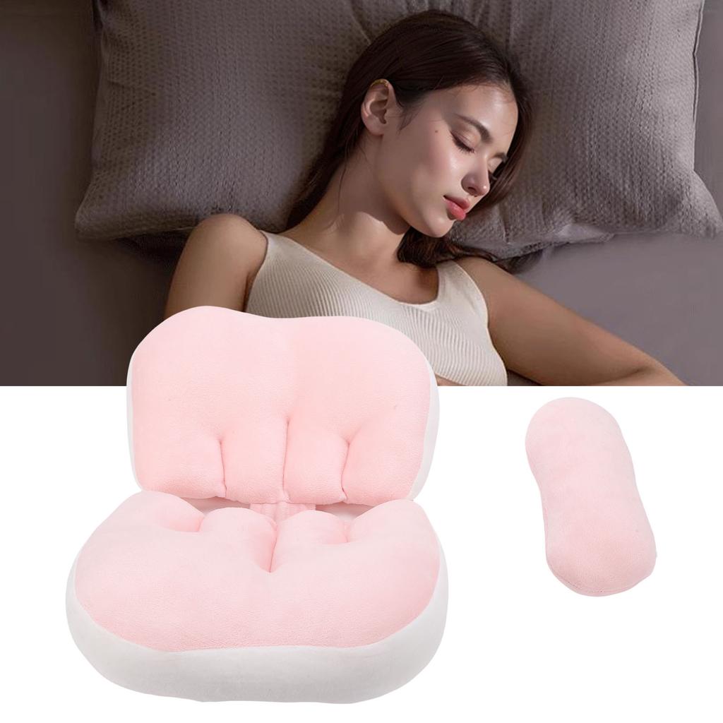 W Shaped Pillow for Women Cotton   Travel Belly Support Maternity   Pillow for Side Sleepers