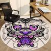 1pc Tiger Face Office Round Area Rug, Indoor Mat Suitable For Office, Under Office Chairs Bedroom Living Room Home Decor, Room Deco