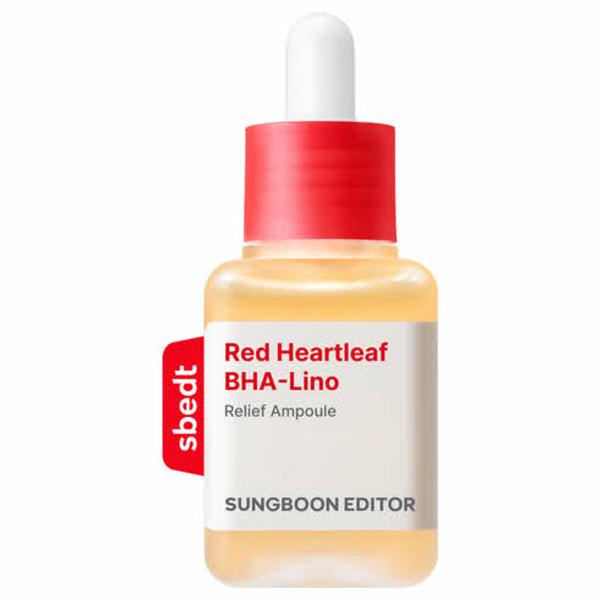 SUNGBOON EDITOR Красная хауттюйния Подростковая успокаивающая ампула с CICA (40мл) 40ml