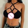 Women Sexy  Bandage Lingerie Hollow Strappy Bra Corset Push Up Top  Underwear