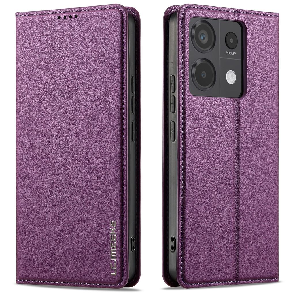 LC.IMEEKE L1 Series for Xiaomi Poco X6 5G/Redmi Note 13 Pro 5G Case PU Leather Wallet Stand Phone Cover