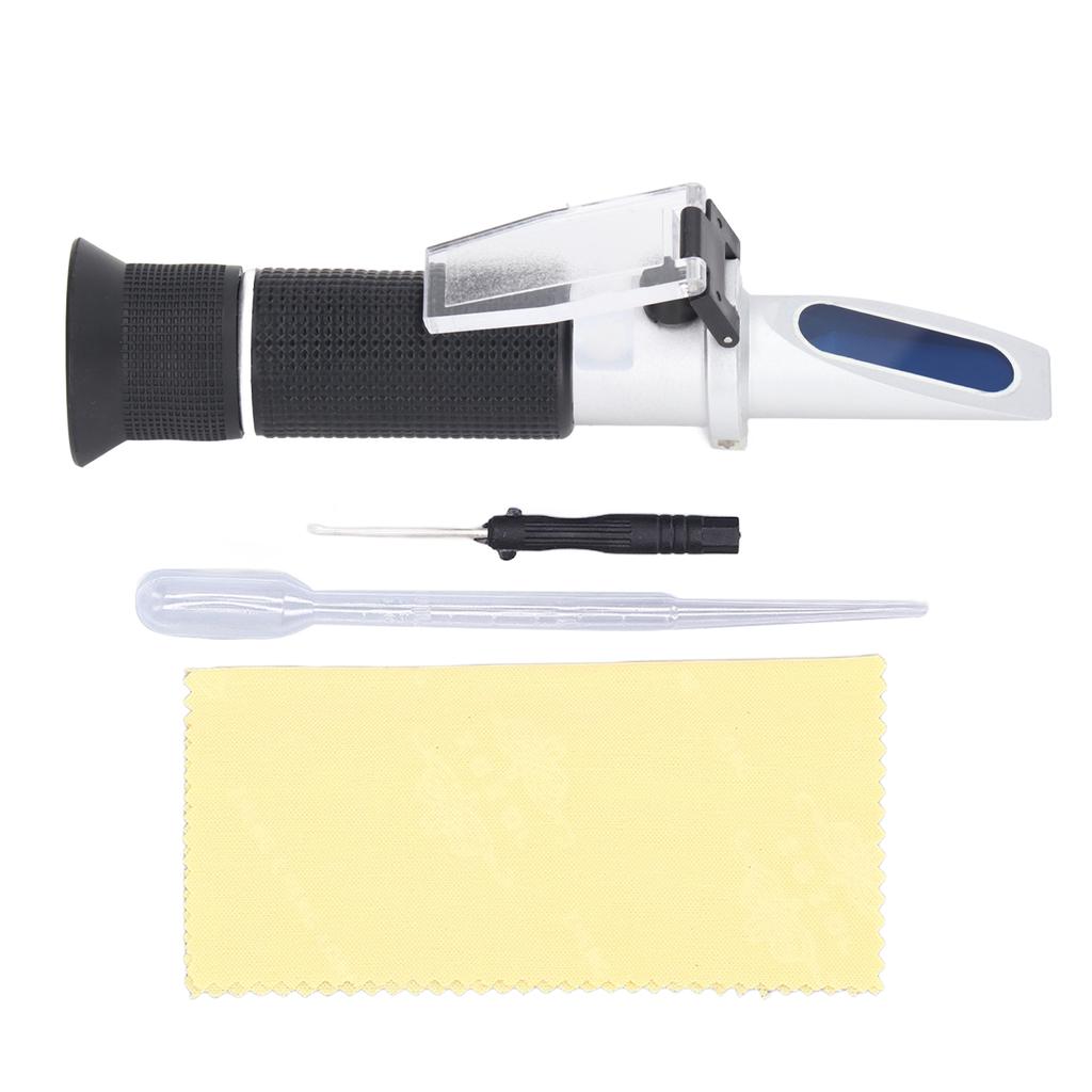 Brix Refractometer Meter Gauge Dual Scale Handheld Measuring Tool for Sugar Brewing