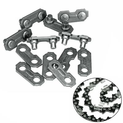 Chainsaw Chain Joiner Links Garden Metal Outdoor Yard Equipment 3/8 0.063 6pcs Chain Saw Chainsaw Parts Connectors