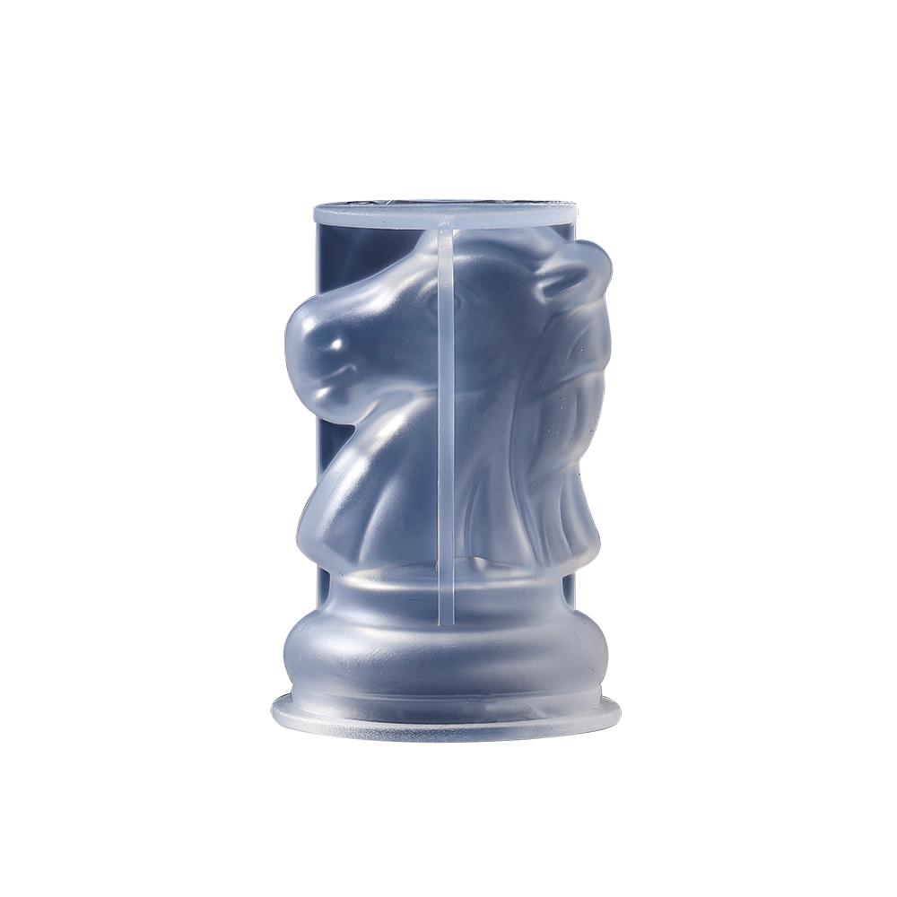 DIY Chess Piece Crystal Epoxy Resin Mold Queen King Three-Dimensional Chess Silicone Mold for Epoxy Resin Mould Crafts