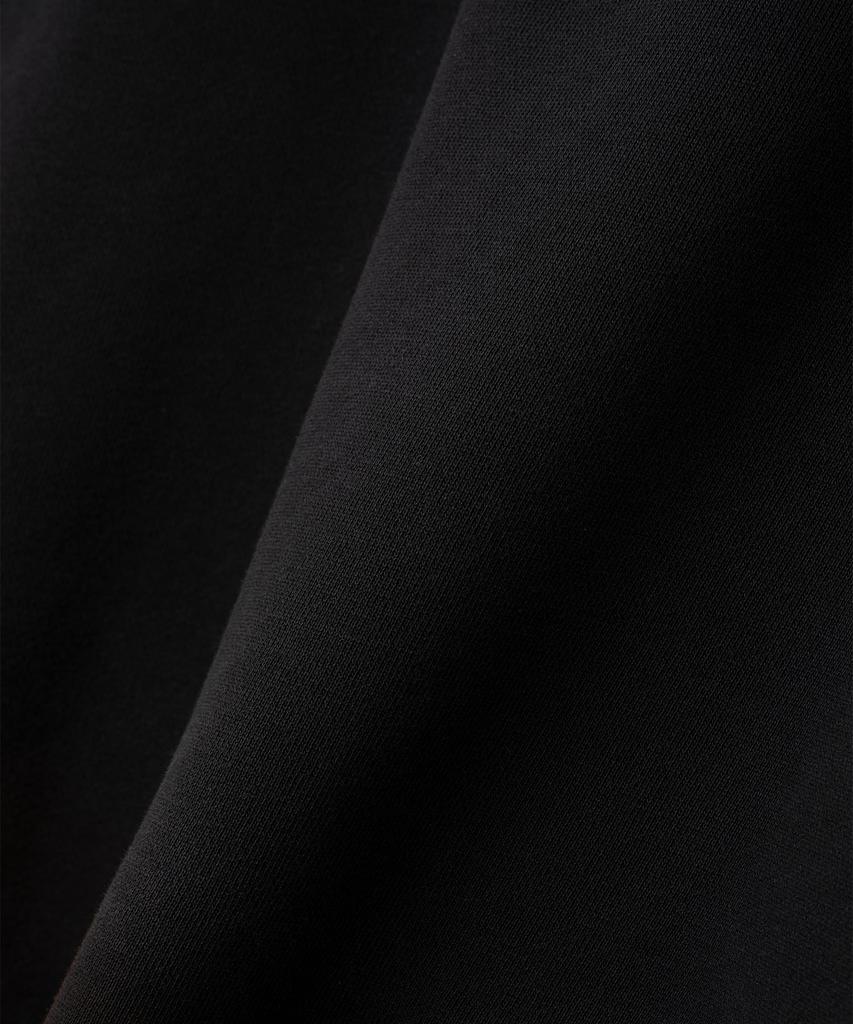 Millo Archive Damaged Short Zip-Up Hoodie [Black]