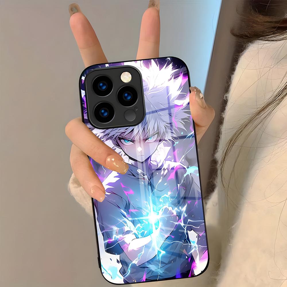Hunter X Hunter Killua Phone Case For IPhone 17 Pro Max 16 15 14 Pro Max 13 11 Plus Glass Cover
