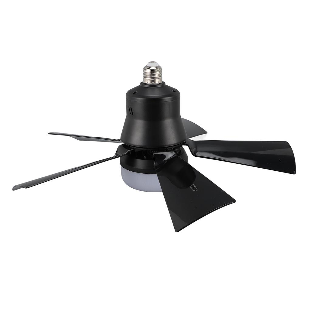 Ceiling Fan Light 3000K To 6500K   Brightness 3 Wind Speeds 3 Timers E26 Socket Light with Fan