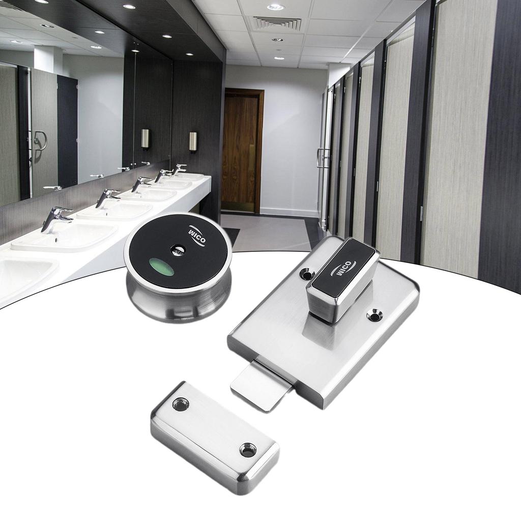 Bathroom Toilet Lock Privacy Door Latch Public Toilet Indicating Door Lock WC Public Restroom Toilet Partition Door Lock