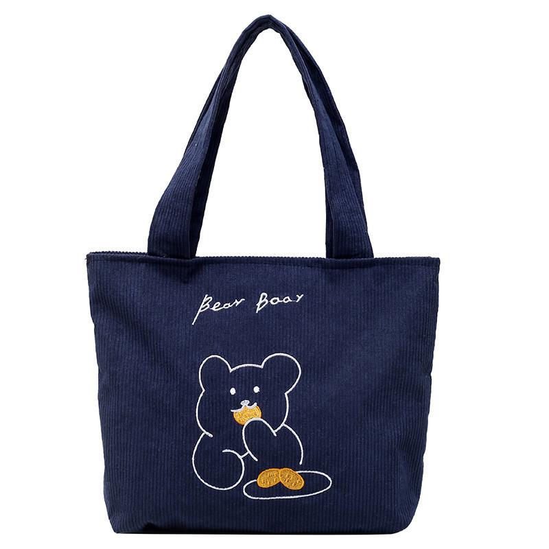 Stylish Nylon Canvas Shoulder Bag For Women With Unique Animal Pattern Design