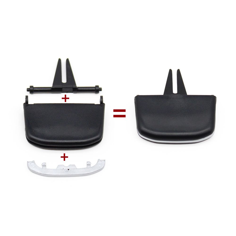 Car Front Air Vent Outlet Tab Clip Repair Slider Air Conditioner Vent Paddle For Volvo V40 2013-2019 2PCS